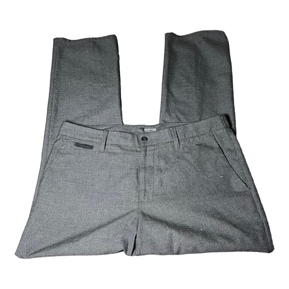 Kenneth Cole Reaction Dark Gray Spotted Viscose Dress Pants Womens Size 34/32 - Picture 10 of 11